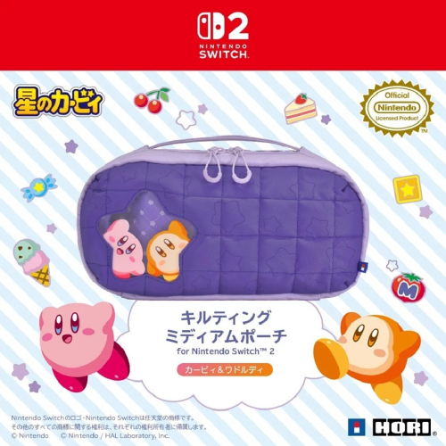 【AS電玩】 HORI NS2 Switch 2 中容量泡芙包 星之卡比系列 NSX-046