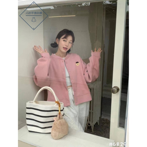 ?Lu的平價衣櫃?現貨6829✔️韓系簡約可愛童趣戴帽小熊休閒棒球外套?#帥氣#百搭#棒球外套#休閒