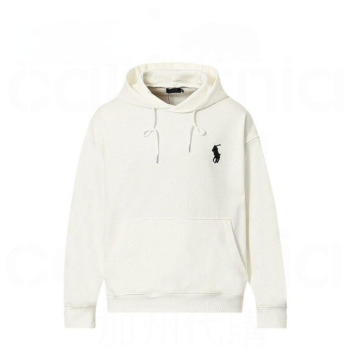 Polo RL Men’s Logo Sweatshirt 男款黑灰白/小馬長袖毛圈毛巾布料 帽式運動衫/帽T
