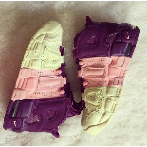 Nike Air More Uptempo 大Air 女鞋 三色 拼接 粉紅紫黃 AV8237-800