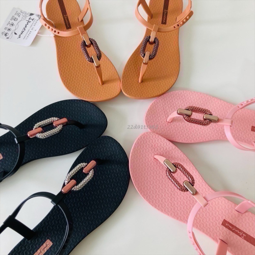 【現貨】IPANEMA CLASS SPARKLE 女生 WOMEN 亮彩金屬 幾何設計 T字 夾腳涼鞋