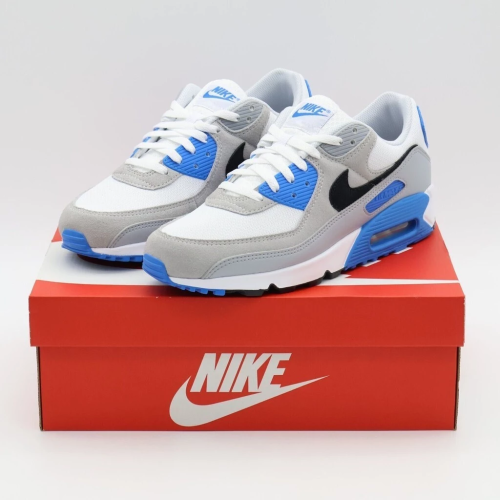 NIKE AIR MAX 90 底特律獅子照片藍白黑灰FN6958-102