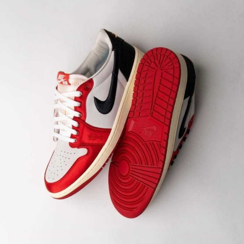 TROPHY ROOM x AIR JORDAN 1 LOW OG AJ1 黑紅 喬丹之子 男女 FN0432 100