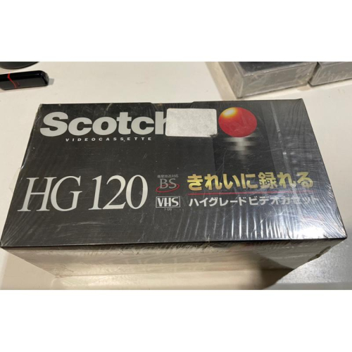 [山姆CD]思高錄影帶 VHS T-120 HG 標準120分鐘 全新品 Scotch