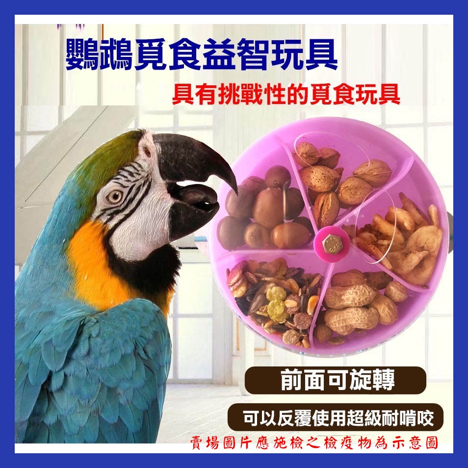 台灣現貨 | 鸚鵡覓食玩具 | 鸚鵡玩具 |鳥玩具 | 覓食輪盤玩具 | 鸚鵡用品 | 翔帥寵物生活館