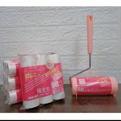 黏紙 補充包 滾筒膠黏紙補充包 斜撕滾筒補充包 膠黏滾筒拖把 膠黏拖把補充包 膠黏補充包60周3入