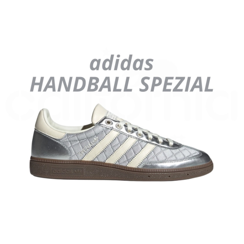 ?adidas HANDBALL SPEZIAL 休閒鞋 KJ0853 銀白色｜銀色｜白色｜小香風｜焦糖底｜皮革｜麂
