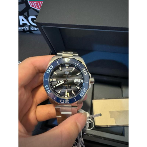 TAG Heuer Aquaracer 泰格豪雅 競濳者系列 藍面鋼錶帶 濳水機械錶 ?