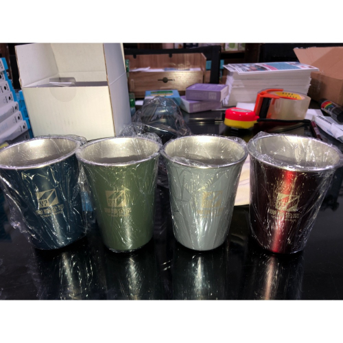 304不鏽鋼野營杯四入組350ml