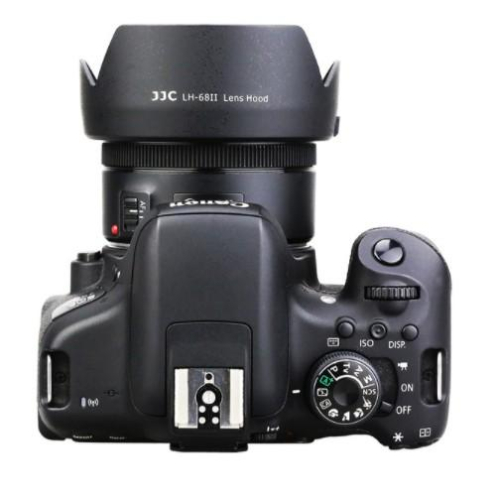 JJC佳能遮光罩ES-68II遮光罩EF 50mm f1.8 STM太陽罩 遮陽罩相容Canon原廠ES-68遮光罩