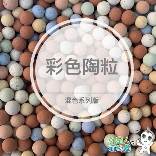 現貨【滿額免運】彩色陶粒 陶碳球 鋪面 100g 500g 【外星人的植物園】