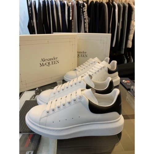 MCQ Alexander Mcqueen 小白鞋 黑尾設計 男款 女款 增高 修長 球鞋