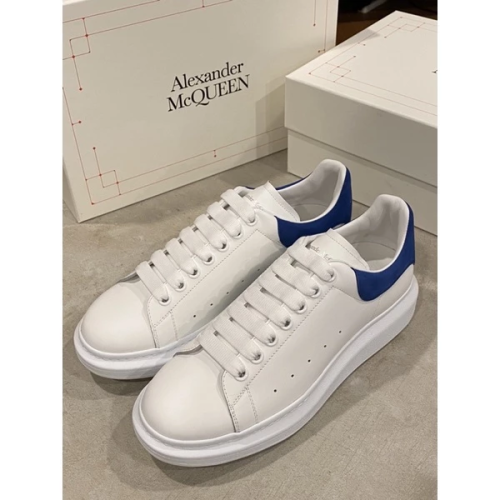 MCQ Alexander Mcqueen 經典 藍尾 麂皮材質 男生 男款 球鞋 小白鞋