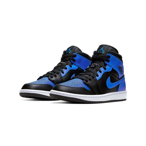 Air Jordan 1 Mid Hyper Roya 554724-077 AJ1 黑藍 男女鞋