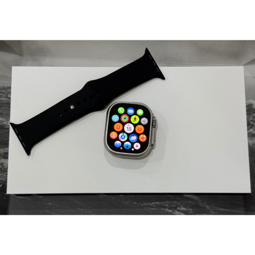 Apple Watch Ultra2 49mm LTE 原色鈦金屬 專賣店展示品9.8新電池98% 分期付款0利率
