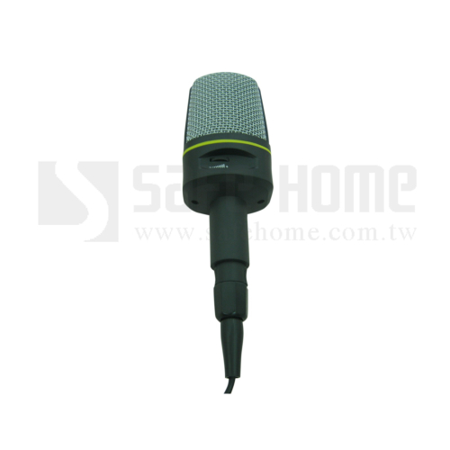 SAFEHOME 大歌星手持式電腦麥克風高品質附支架，黑色外觀角度可調音量大小聲 MM3501