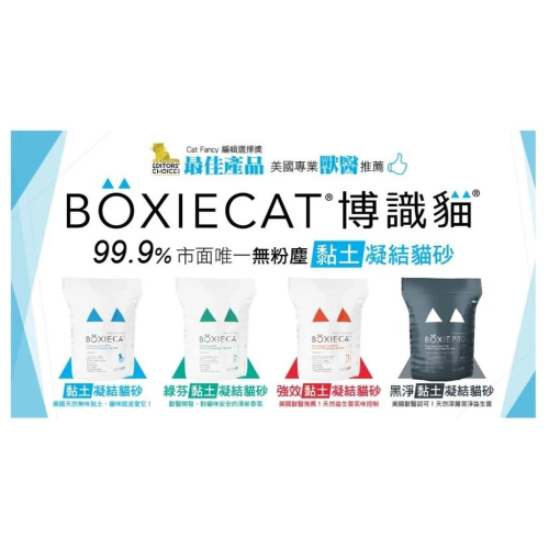 BOXIECAT 博識貓 美國黏土凝結貓砂 16lbs 貓砂 礦砂 (99.9% 市面上唯一無粉塵)