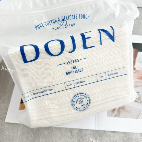 ?最新包裝藍色?Dojen 洗臉巾 韓國醫美品牌 200mm*150mm 純棉洗臉巾 擦臉巾 輕便毛巾 150張