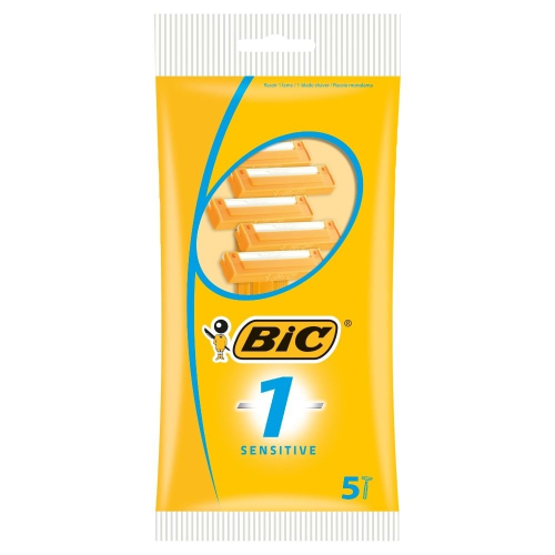 【BIC 比克】輕便型刮鬍刀-低敏感刀片(5支入)【5530】