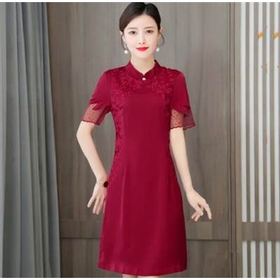 婚宴裝改良旗袍女夏 新款婚禮 禮服年輕高貴