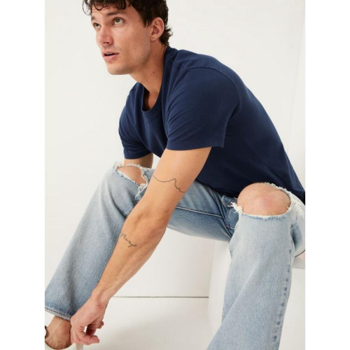 【破壞加工2款28-44腰】美國LEVIS 501 重磅 淺藍 水洗 刀割 刷白 破痕 經典直筒褲 牛仔褲 丹寧褲