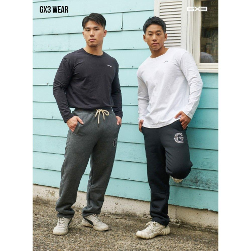 日本 GX3 WEAR BOA 厚款刷毛運動長褲 冬季保暖高磅數棉褲 修身休閒長褲 縮口褲 1條裝 K2505