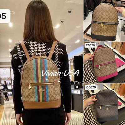 vivian美國代購✨正品 coach 女士雙肩包 Kenley 後背包 書包 C5679