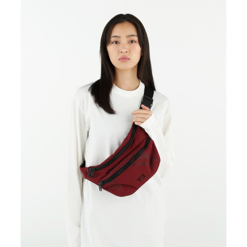 唯ㄧ現貨 ? Y3 (Y-3) ? 絕版精品！黑醋栗、勃根地、酒紅色！無双包 > 腰包、發財包、側背包、斜背包、肩背包！