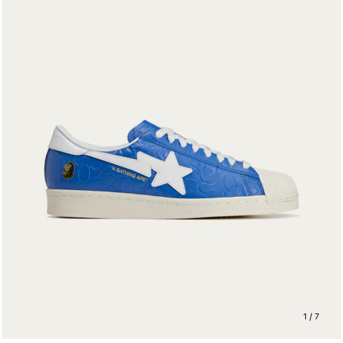 Bape Adidas（ SSTR V BAPE 運動休閒鞋）