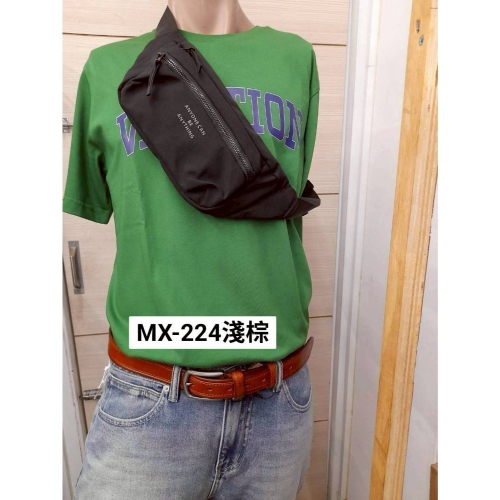 男士女士百搭真皮皮帶 耐用 堅固真皮針扣腰帶 休閒牛皮褲帶MX-224