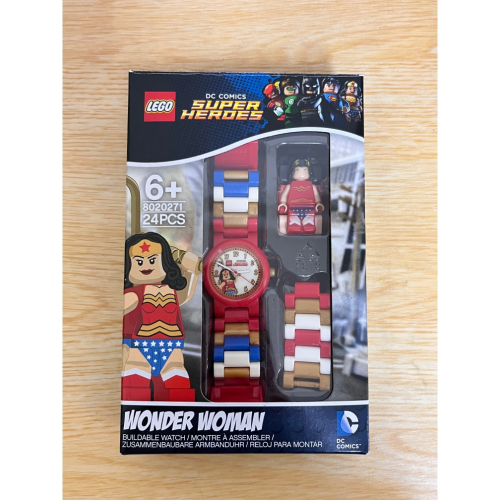 Lego watch 樂高兒童玩具手錶人偶系列 超級英雄 神力女超人 DC comics