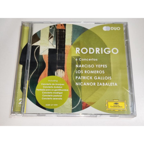耶佩斯 羅梅洛家族 Rodrigo 羅德利果 六首協奏曲 阿蘭費茲 鄉紳幻想曲 等 DG 2CD