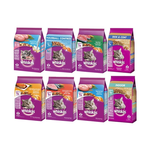 偉嘉 貓飼料 1.1kg 1.2kg 小包裝 多種口味 寵物 貓主食 貓乾糧 Whiskas