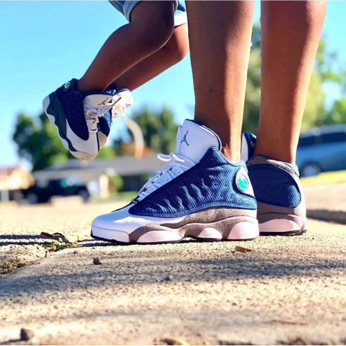 Air Jordan 13 Flint 414571-404 AJ13 男女休閒鞋 運動鞋 海軍藍