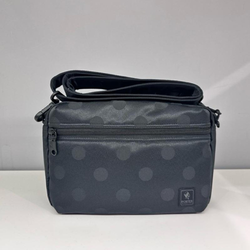 PORTER INTERNATIONAL 復古圓點SPOT斜背包 點點 黑 11861-002 代購 福袋