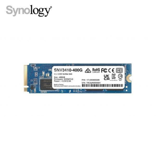 Synology 群暉 原廠企業級固態硬碟 SNV3410 400G SSD (SNV3410-400G)