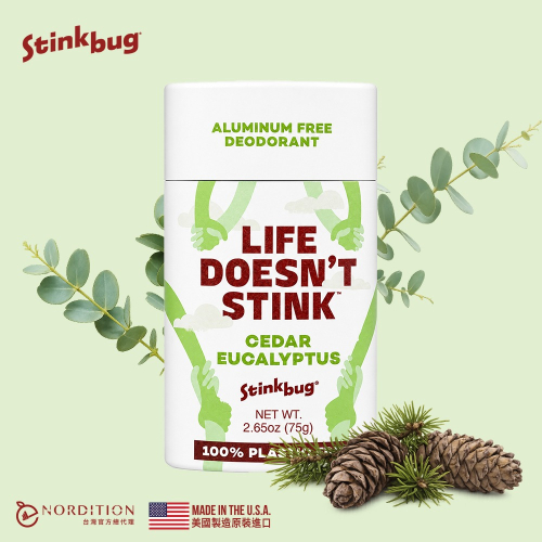 【NORDITION】美國 Stinkbug 天然體香膏 – 雪松尤加利 ◆ 美國製 孕婦可用 無鋁鹽 無塑包裝