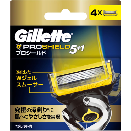 吉列Proshield鋒護系列刮鬍刀頭 (4刀頭)