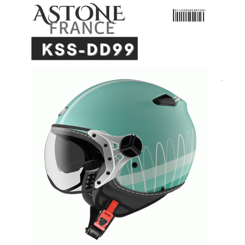 ASTONE KSS DD99 飛行員造型W鏡片 3/4罩復古安全帽