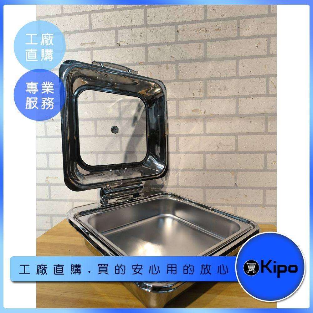 KIPO-餐檯嵌入式餐爐 翻蓋液壓布菲爐 小吃設備 電熱可視保溫爐 台灣廠商 單格6公升-MXC00510BA