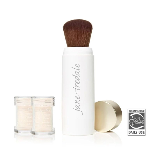 限量搶購_Jane Iredale 礦物遮陽蜜粉刷 SPF30 5g(內含粉刷+補充罐2個)