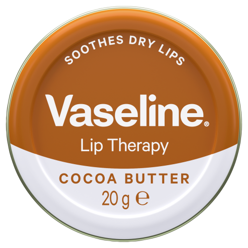 【Vaseline 凡士林】小圓罐護唇膏-可可奶油(20g)【3365】