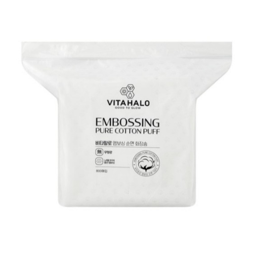VITAHALO 壓紋化妝棉 800片 1包