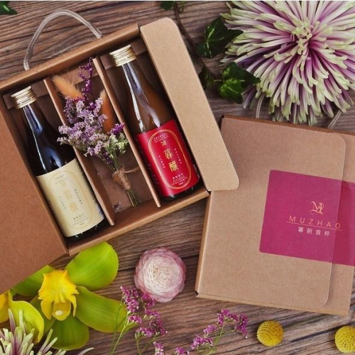小暮釀手作醬油花雙入禮盒｜婚禮小物 桌上禮 入厝禮 喝茶回禮