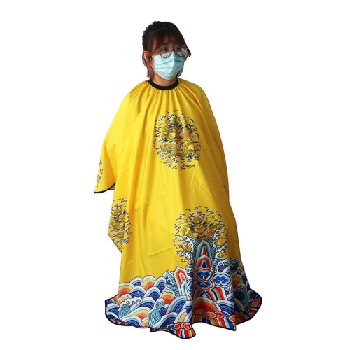 台灣現貨 理髮加大圍巾 黃袍 龍袍 鳳凰 美髮沙龍 皇上 皇后 理髮 圍巾 中國風 龍袍 剪髮圍巾 剪髮圍布