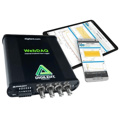 WebDAQ 504｜支援網路連線的振動聲學資料記錄器｜DIGILENT原廠授權銷售｜可開立發票
