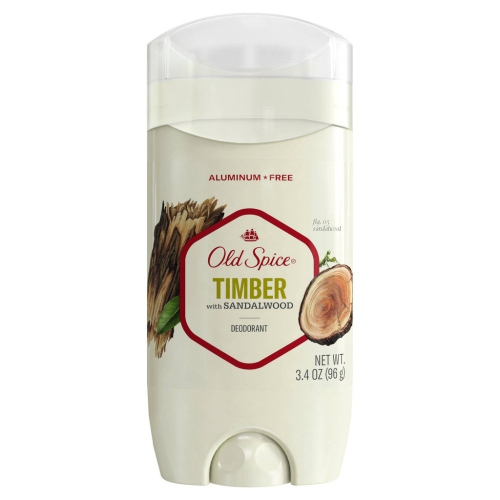 【Old Spice 歐仕派】帆船牌精品體香膏-木質檀香TIMBER(3oz/85g)【8014】
