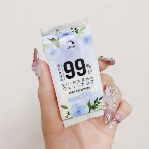超迷你濕紙巾 口袋濕巾 純水濕巾 濕紙巾 迷你型濕紙巾