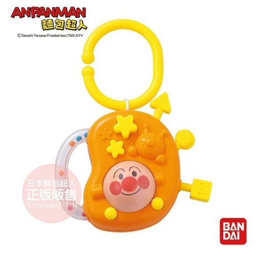 正版 ANPANMAN 麵包超人 喀哩喀哩嬰兒手指發育玩具 嬰幼兒玩具 COCOS AN1000
