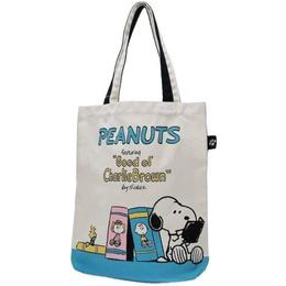 「 日本 史努比 Snoopy 托特袋 手提袋 肩揹袋 肩背袋 閱讀 」★ Zammu日本雜貨